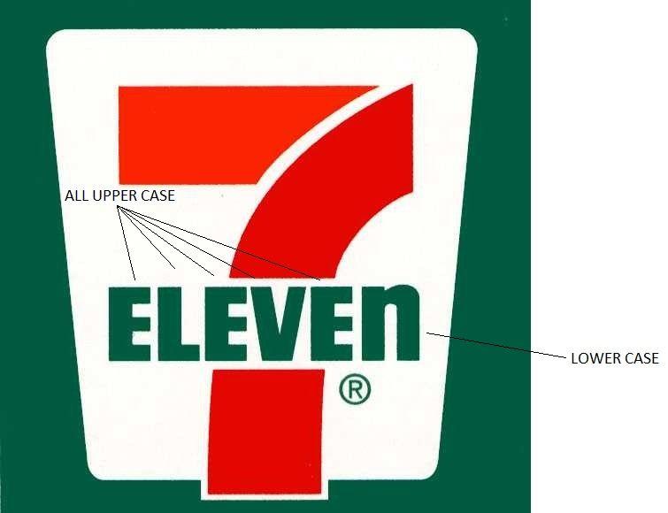 7-Eleven Logo - Something that bugs me about the 7 Eleven Logo : mildlyinfuriating