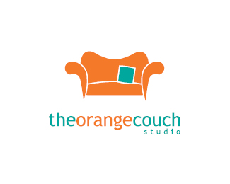 Couch Logo - Logopond - Logo, Brand & Identity Inspiration (Orange Couch Photography)