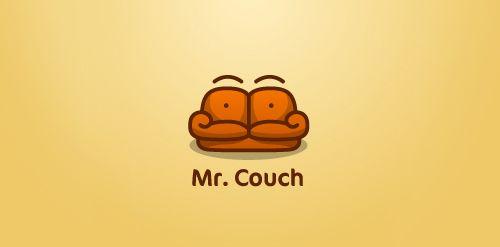 Couch Logo - Mr. Couch | LogoMoose - Logo Inspiration