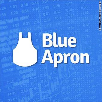 Blue Apron Logo - Blue Apron serves up lukewarm IPO