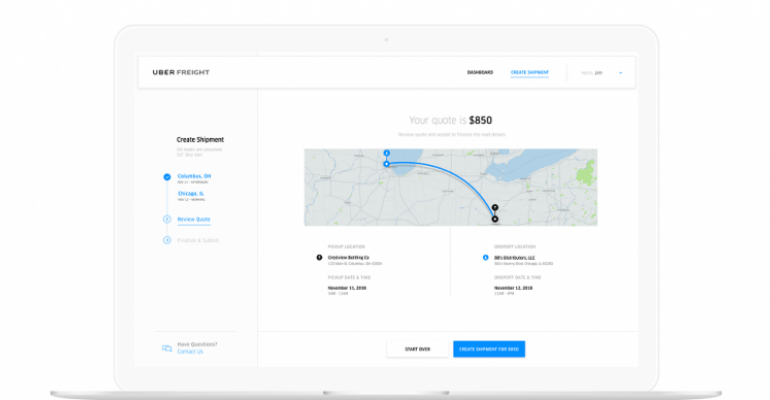 Uber Digital Logo - Uber Freight offers shippers a digital path to carriers | Fleet Owner