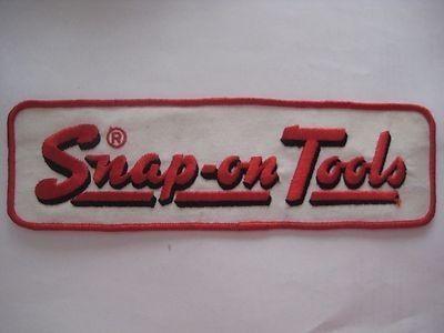 Old Snap-on Logo - Snap On Tools Patch Vintage Old Logo Large 9x3