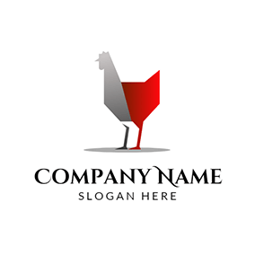 Red Chicken Logo - Free Chicken Logo Designs. DesignEvo Logo Maker