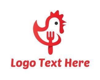 Red Chicken Logo - Rooster Logos | Make A Rooster Logo Design | BrandCrowd