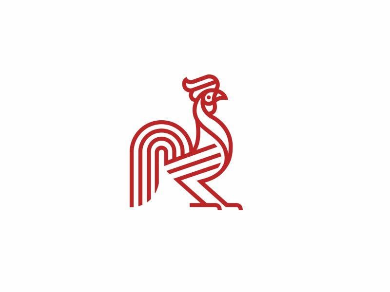 Red Chicken Logo - Rooster. Arts & Designs I Like. Logo design, Logos, Chicken logo