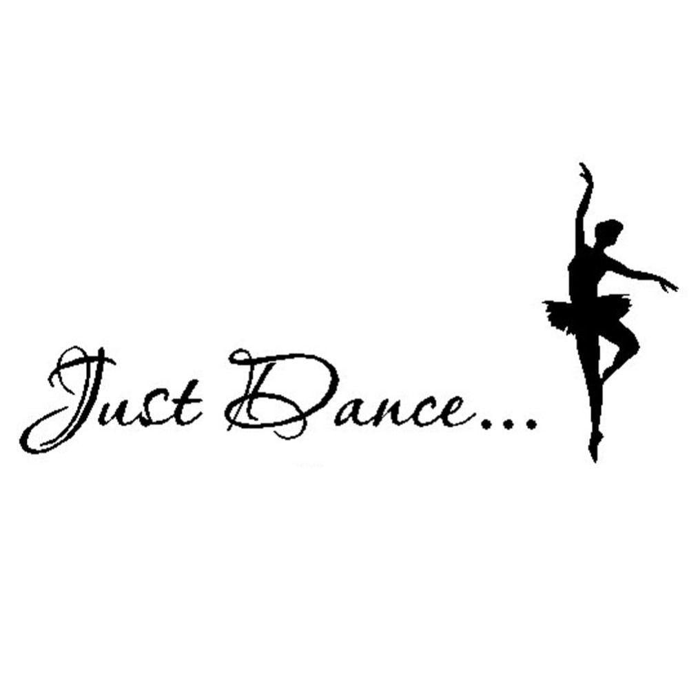 Eligant HG Logo - Just Dance Elegant Ballet Dancer. Vinyl wall art Inspirational
