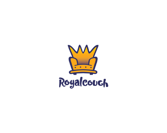Couch Logo - Royal Couch Designed by revotype | BrandCrowd