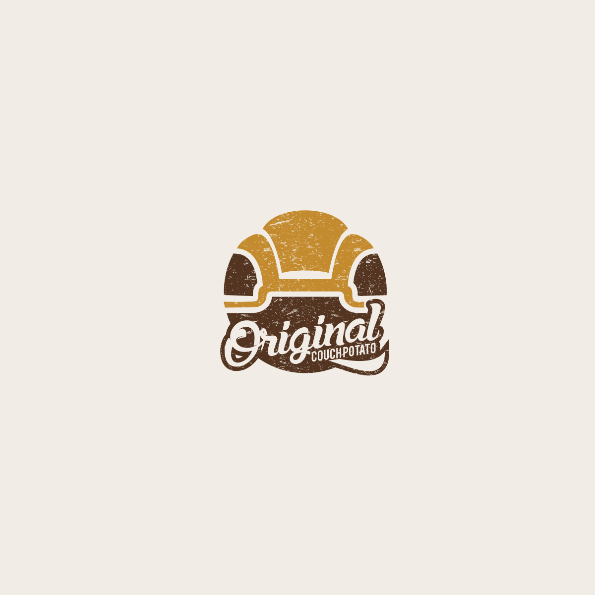Couch Logo - Bold, Modern Logo Design for Original Couch Potato by Garagephic ...