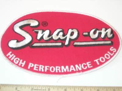 Old Snap-on Logo - Snap-on Tools, Vintage Dealer Uniform Iron On Patch, Old Snap-on ...