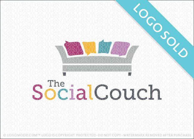 Couch Logo - Readymade Logos for Sale The Social Couch | Readymade Logos for Sale