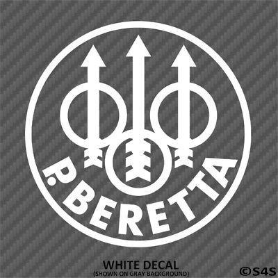 Beretta Firearms Logo - BERETTA FIREARMS LOGO Vinyl Decal Sticker Color Size