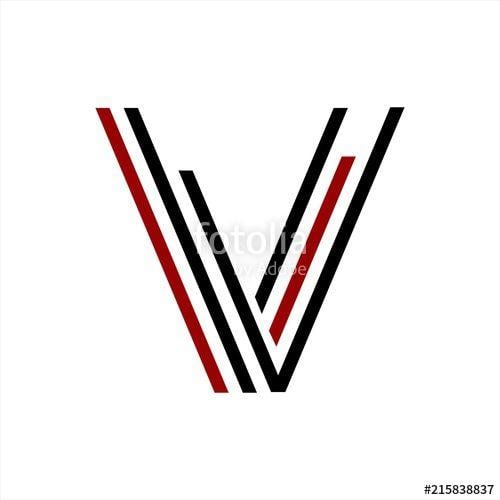 VL Company Logo - VV, VL, VI, VVV, VII, VLL initials line art geometric company logo