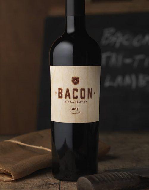 Red Blend Logo - Bacon' wine brand launched in honour of the meat
