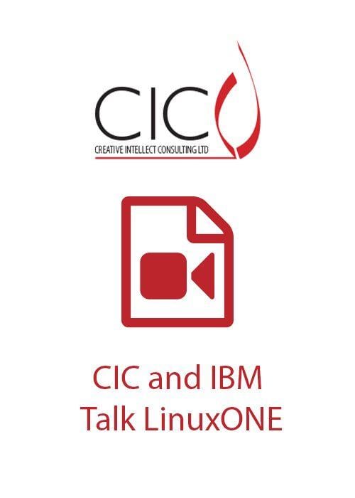 IBM Consulting Logo - CIC and IBM Talk LinuxONE