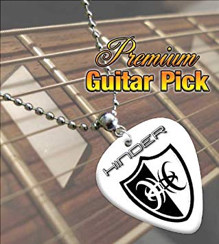 Hinder Logo - Hinder Logo Premium Guitar Pick Necklace: Amazon.ca: Musical
