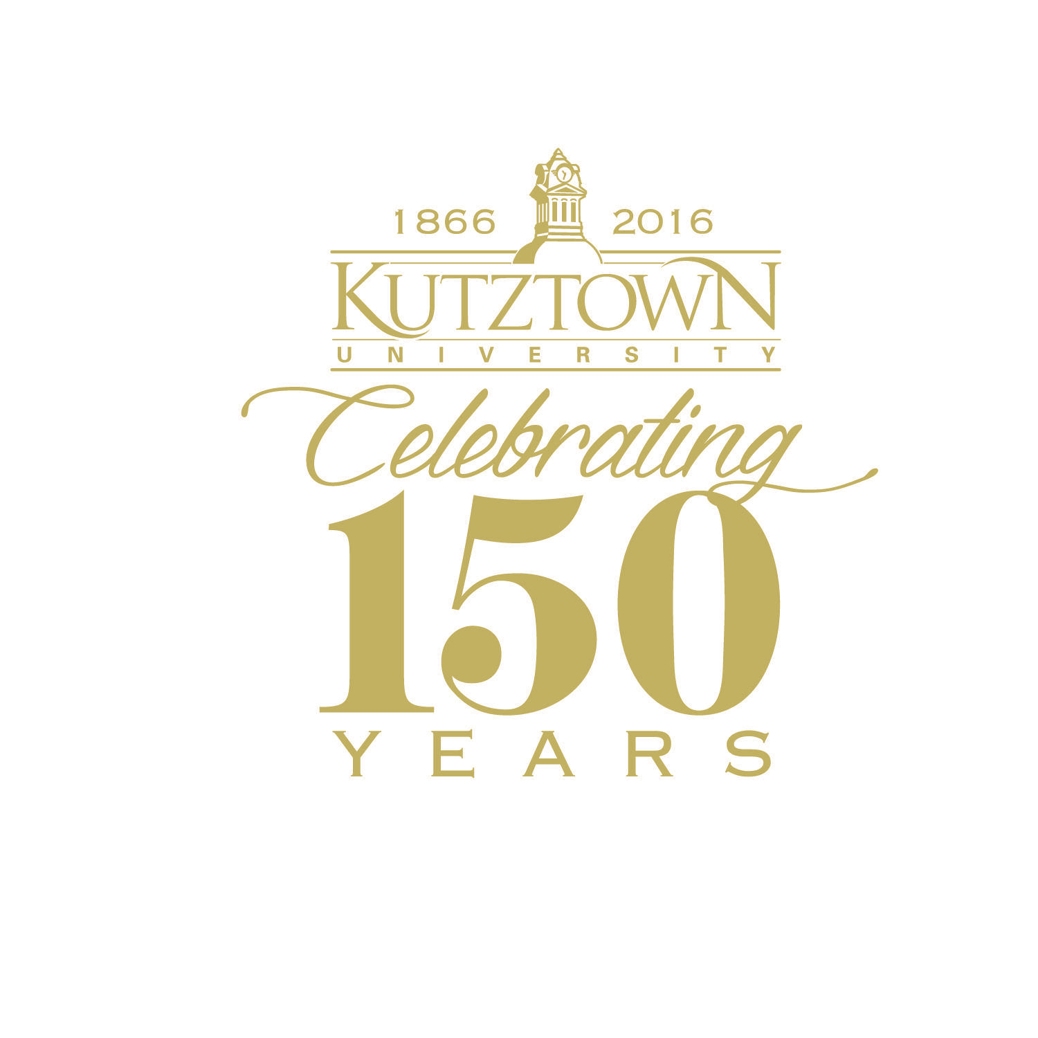 Maroon and Gold Logo - Sesquicentennial Logo