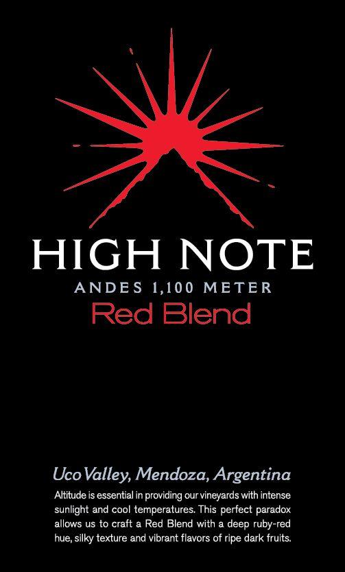 Red Blend Logo - High Note Wine