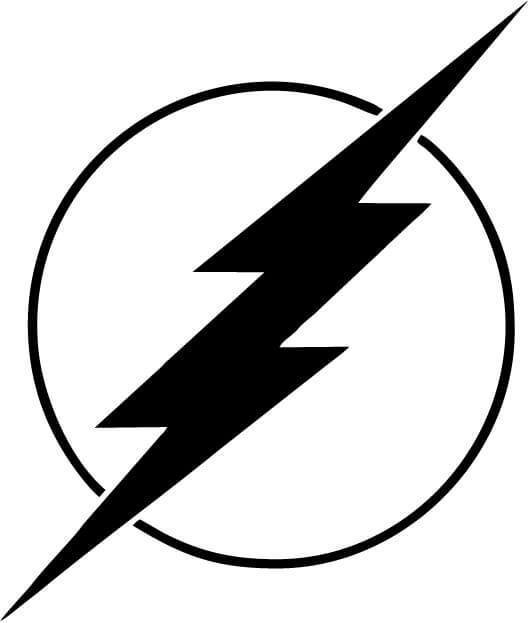 Flash Logo - The Flash Logo Vinyl Car Window Laptop Decal Sticker – Decal Gremlins