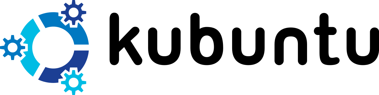 Kubuntu Logo - File:Kubuntu logo and wordmark - old.svg