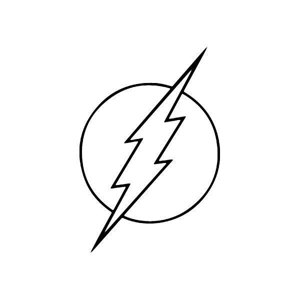 White Flash Logo - Flash Logo - Vinyl Decal - Multiple Colors - Car Macbook Laptop ...