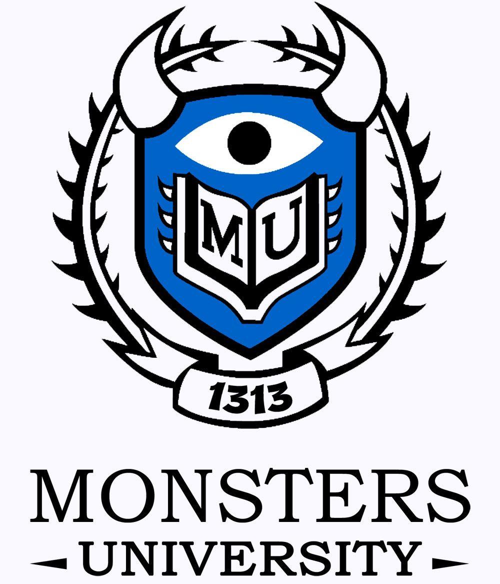 Monsters University Logo - Camiseta niño Monstruos, S.A. Logo | Girls Camp | Monster university ...