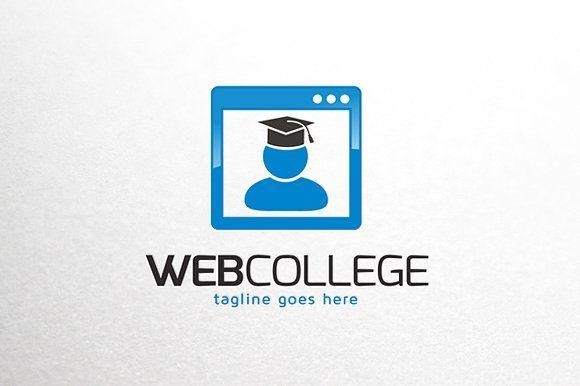 Web Education Logo - Web Education Logo Template Logo Templates Creative Market