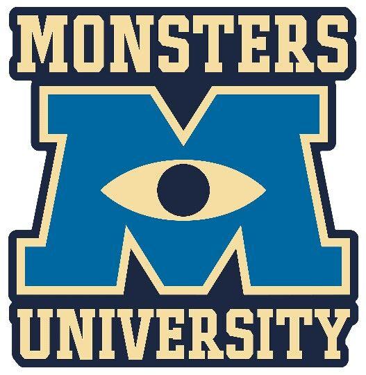 Monsters University Logo - Pin by Edwin Pruett on M.U. | Monster university, Monsters Inc ...