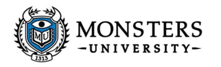 Monsters University Logo - Monsters University - University Calendar - Montclair State University
