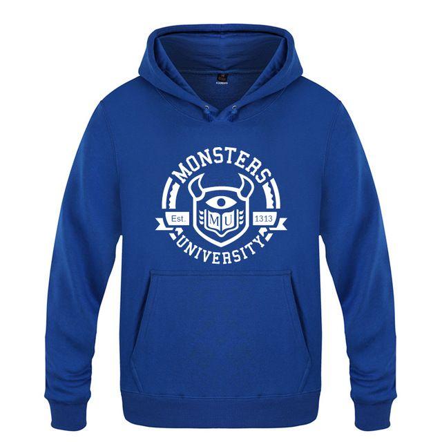 Monsters University Logo - Monsters University Logo Cool Novelty Sweatshirts Men 2018 Mens ...