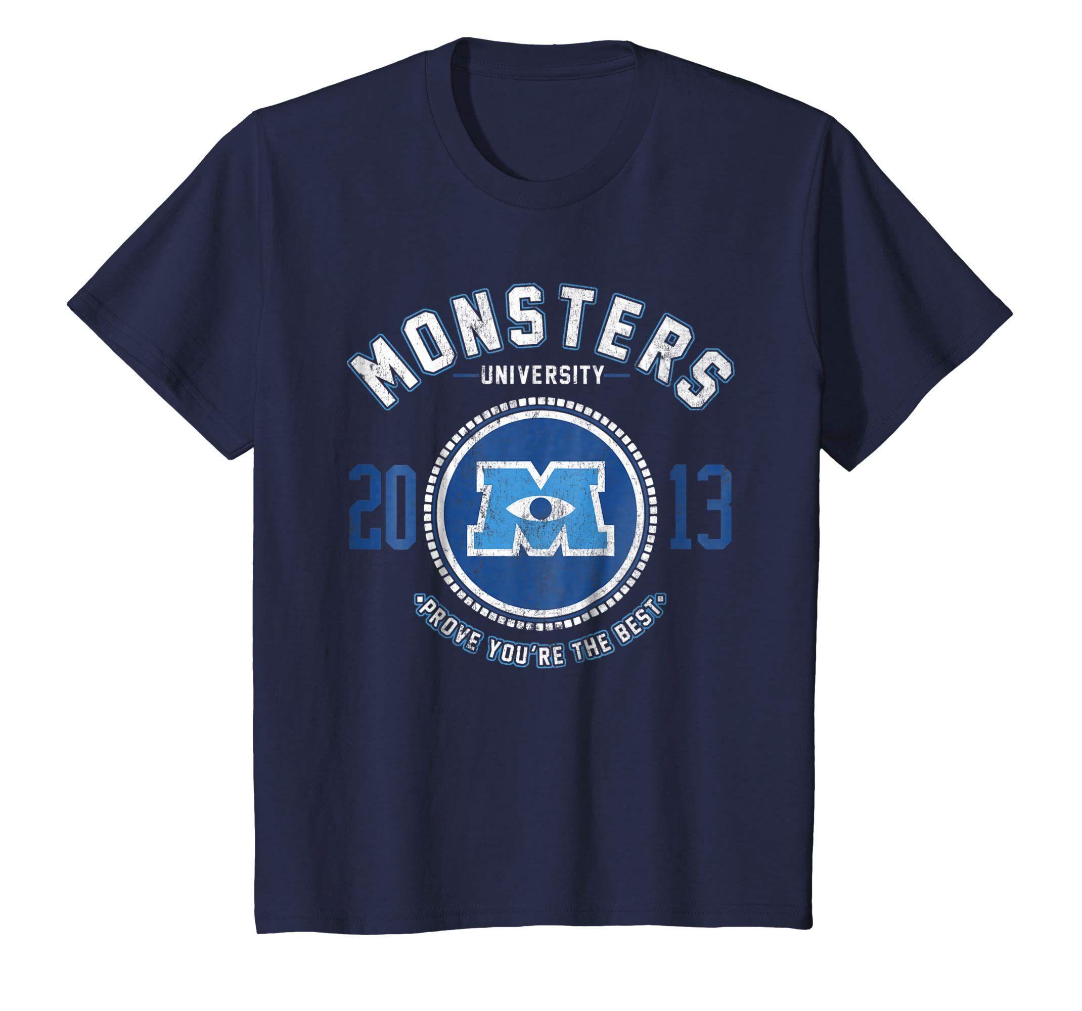 Monsters University Logo - Amazon.com: Disney Monsters University Logo Graphic T-Shirt: Clothing