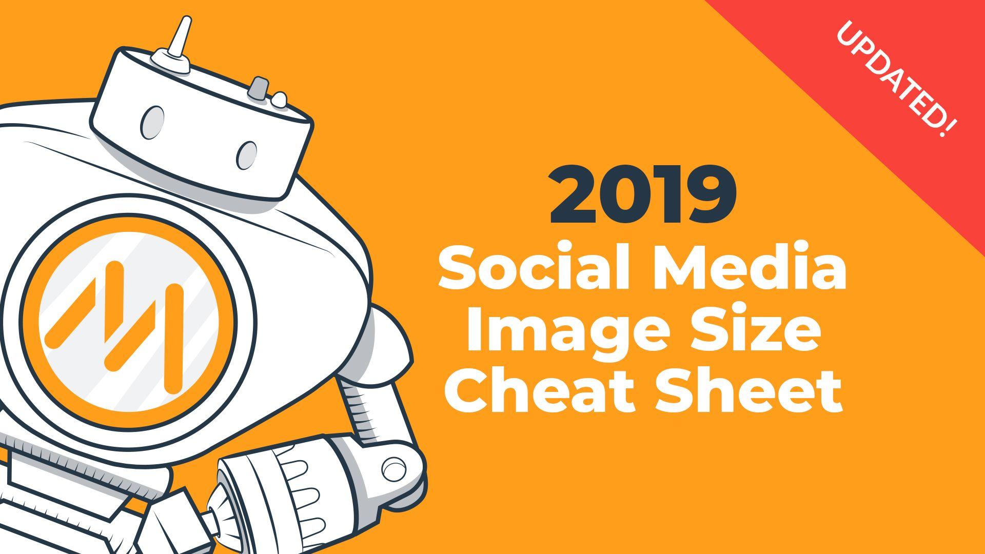 Single Social Media Company Logo - 2019 Social Media Image Dimensions [Cheat Sheet]