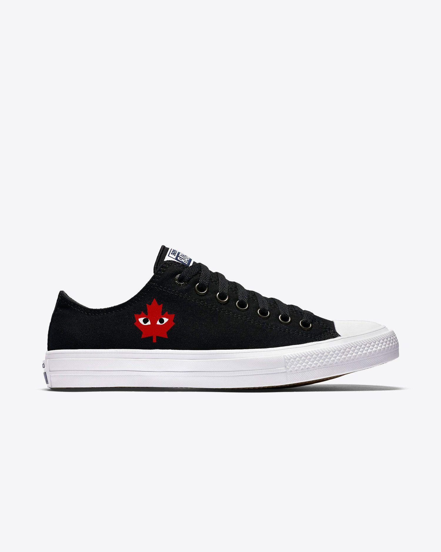 CDG Converse Logo - CDG x Converse Chuck Taylor II Low Top Sneaker - DEMEANOIR.com