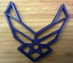 3D Air Force Logo - U.S. Military Air Force Logo Cookie Cutter of Sizes 3D