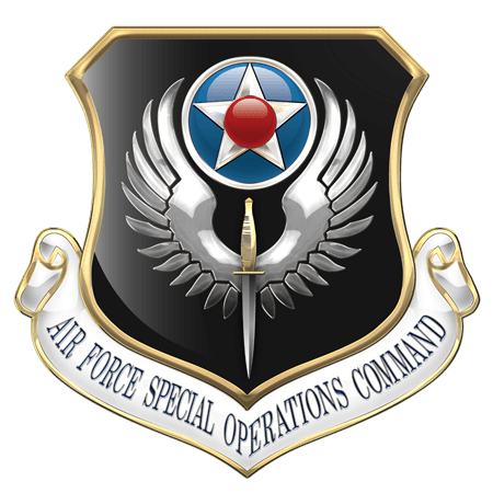 3D Air Force Logo - Military Insignia 3D: Air Force Special Operations Command AFSOC