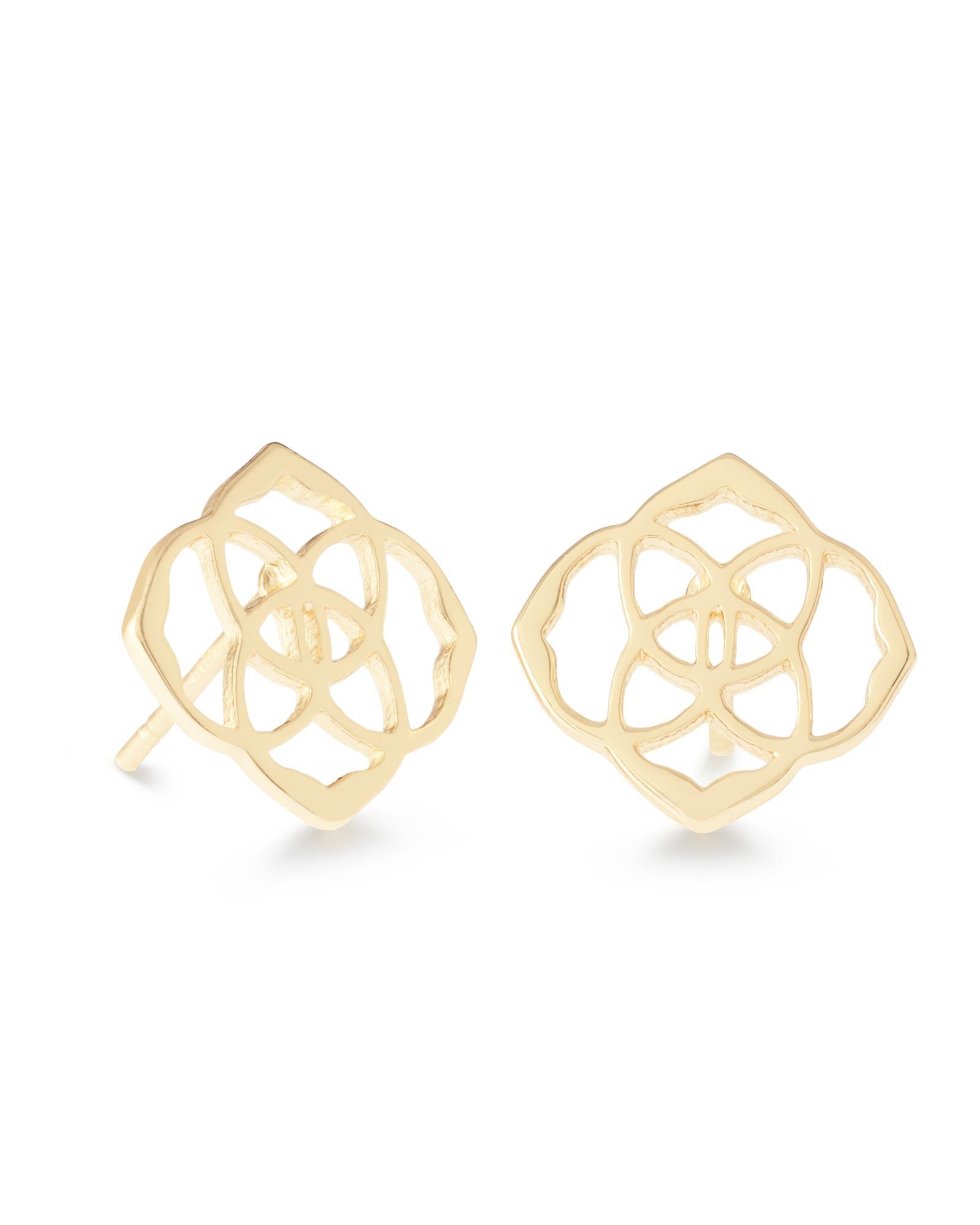 Kendra Scott Logo - Dira Stud Earrings in Gold Filigree | Kendra Scott Jewelry