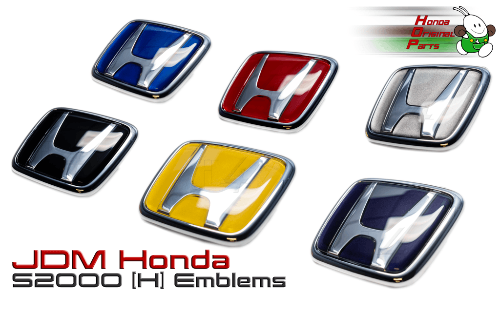 Colorful Honda Logo - JDM s2000 H Emblems