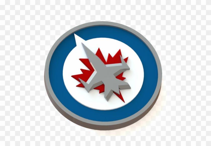 3D Air Force Logo - 3d Printed Winnipeg Jets Logo By Ryšard Poplavskij - Royal Canadian ...