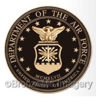 3D Air Force Logo - Military Plaques- 3D Bronze Military Plaque | Air Force 18