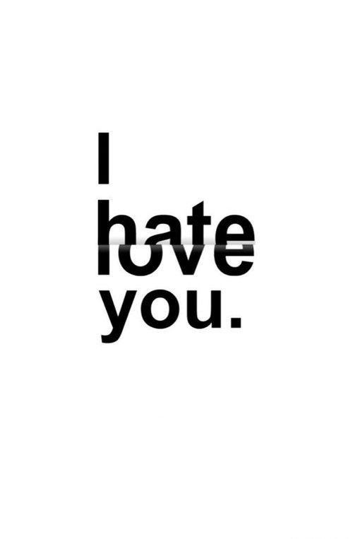 I Hate U Logo - I Hate You But I Love You Picture, Photo, and Image for Facebook