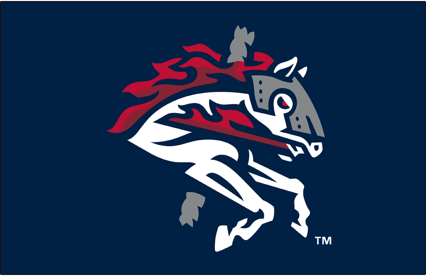 Pony Sports Logo - Binghamton Rumble Ponies Cap Logo - Eastern League (EL) - Chris ...