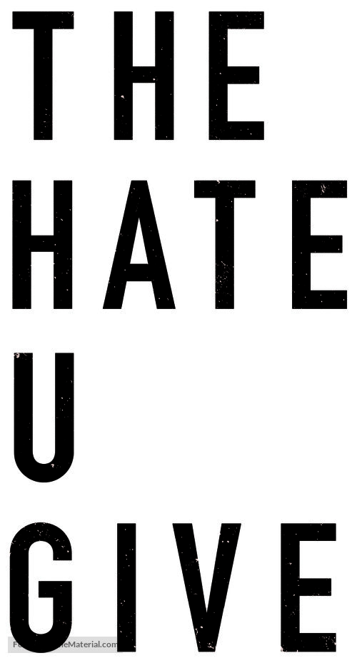 I Hate U Logo - The Hate U Give logo