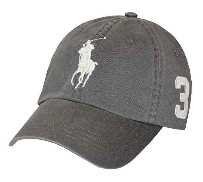 Pony Sports Logo - Polo Ralph Lauren Sports Big Pony Logo Hat Cap GREY at Amazon Men's ...