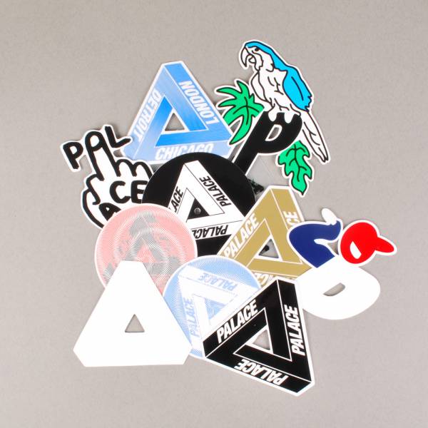 Palace Skate Logo - Palace Skateboards Palace Sticker Pack - Skateboard Stickers from ...