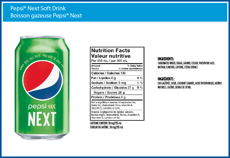 Pepsi Next Logo - PepsiCo Canada Pepsi Cola Brands