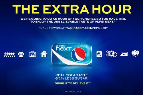 Pepsi Next Logo - Pepsi Next and TaskRabbit Make Time For You - Adpulp