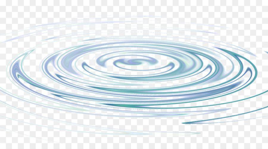 Blue Circle Wave Logo - Water Blue Circle fresh water wave effect elements png