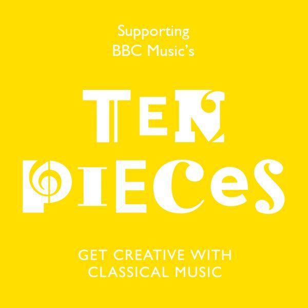 White Yellow Logo - CBBC - Ten Pieces, Primary - Ten Pieces branding