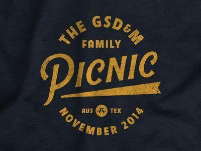 Company Picnic Logo - GSD&M Picnic Shirt | Announcements & Invitations | Pinterest