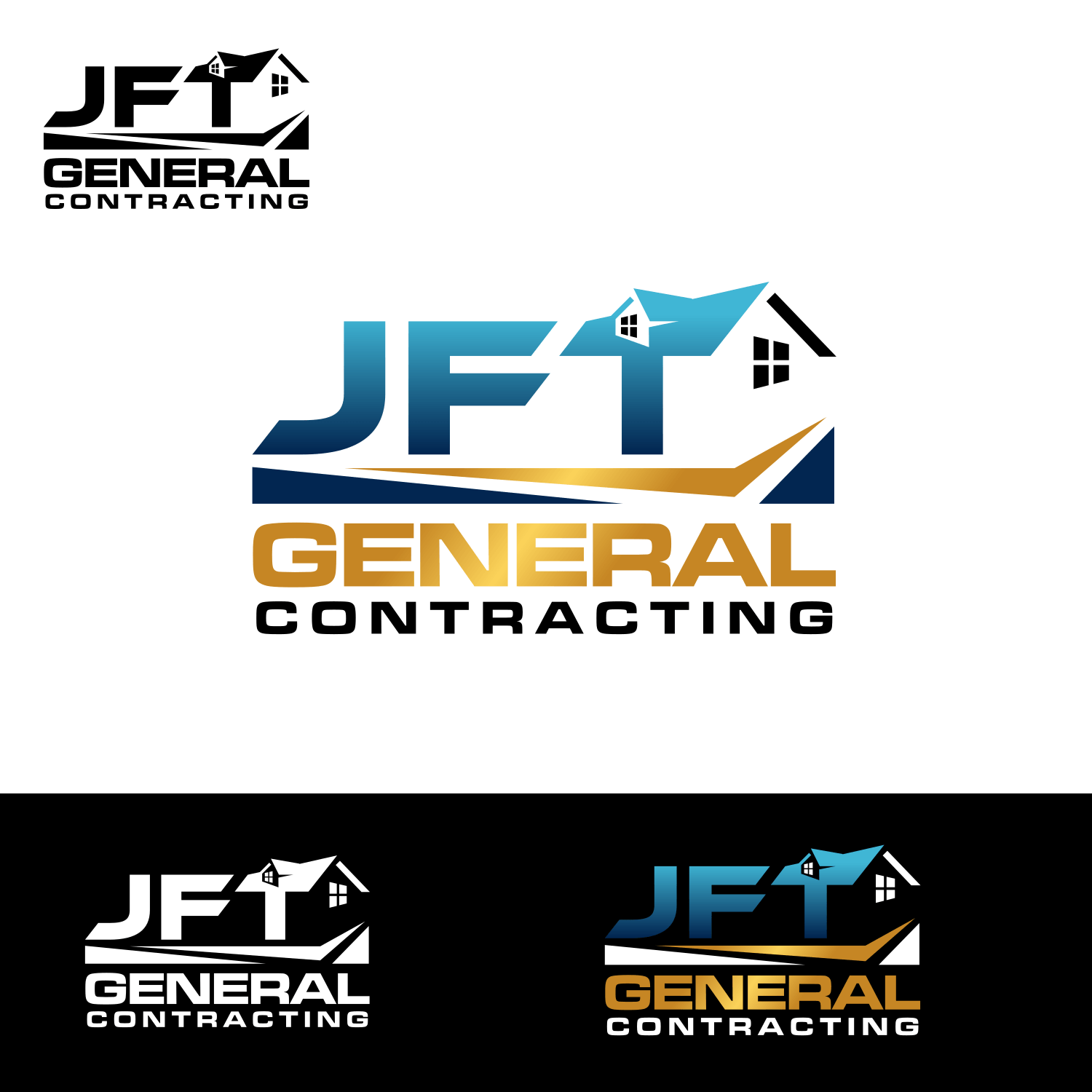 General Contractor Logo - Professional, Bold, Contractor Logo Design for JFT General ...
