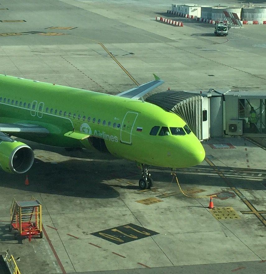 Green and Red Airline Logo - Flight Review: S7 Airlines Economy Class (A320) — Allplane